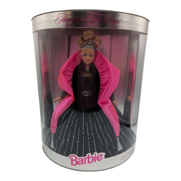 1998 Vintage RARE (Box Error) Mattel Happy Holidays Special Edition Barbie NRFB - Picture 1 of 14